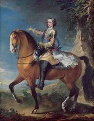 Equestrian Portrait of Louis XV at the Age of Thirteen